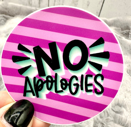 No Apologies