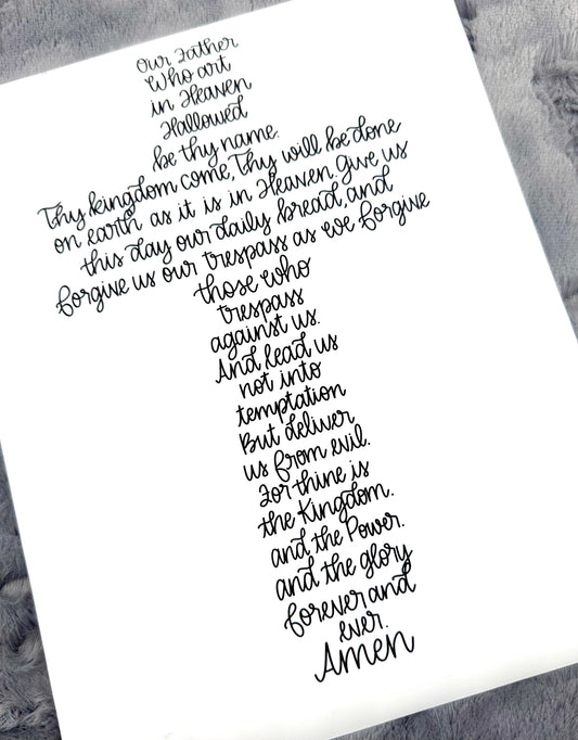 Our Father Prayer (Printable)