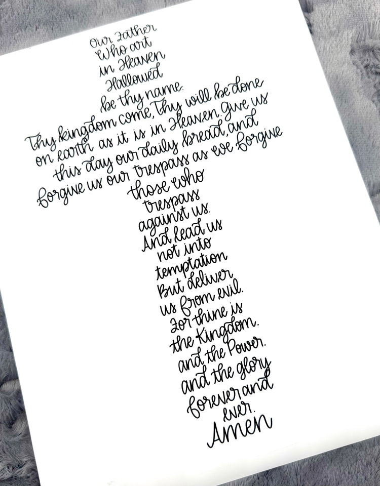 Our Father Prayer (Printable)