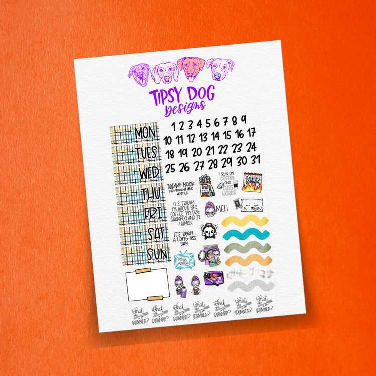 It's Fucking Fall (Finally) Weekly Kit Printables